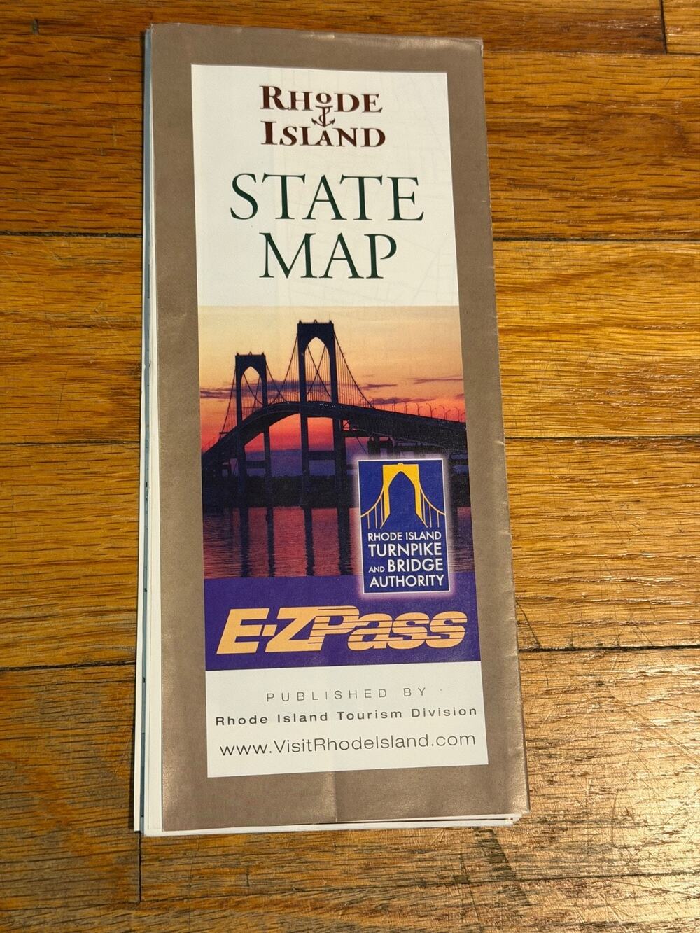 Rhode Island official State Tourism Transportation Map 2010